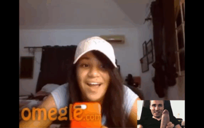 [Omegle] Teen Unpacks Big Tits 4 BWC