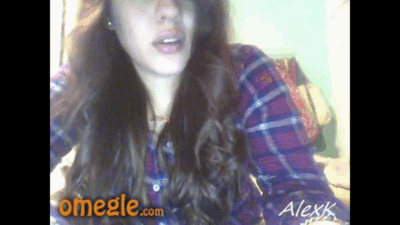 [Omegle/AlexK] Horny & Busty Teen Bating
