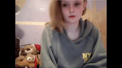 [Omegle] Teen Shows Off Her Pale Boobs