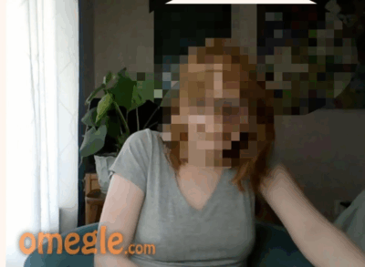 [Omegle] Pale Butt Girl Shows Her Holes
