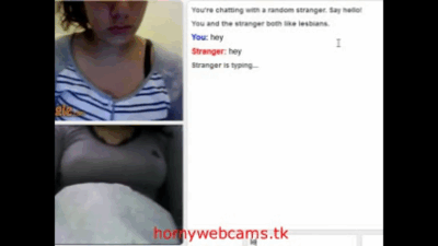 Hot Chick Stripping & masturbating on omegle