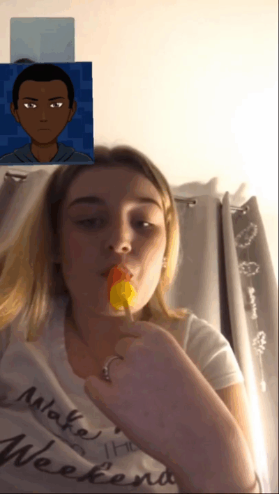 [Omegle] [React] Cock Shock into Boob Flash