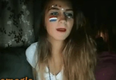 [Omegle] Hot Dutch Girl Shows Her Big Butt