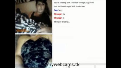 BBW lesbian omegle play.avi