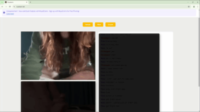 Omegle blonde girl plays withs her boobs and pussy