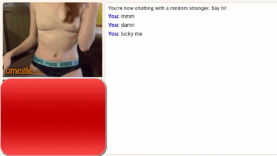 Omegle thin teen with glasses