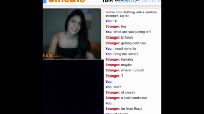 Sexy Brazilian Girl Teases on Omegle