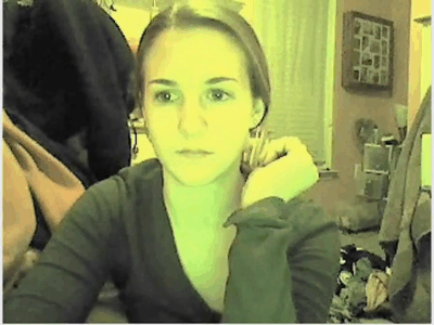 Big Eyed Cutie Doesnt Mind Showing Stuff on Omegle