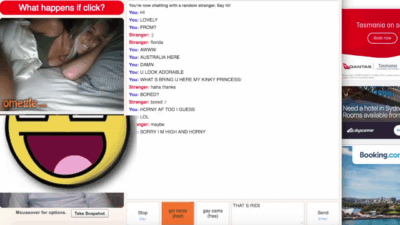 hot blonde omegle girl