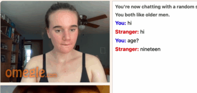 Pretty teen loves Big cock on omegle