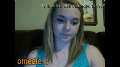 Cute Girl On Omegle Points Out Her Tit For Me