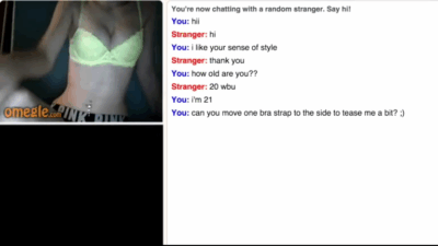 20 Year old College Girl Plays on Omegle.mp4