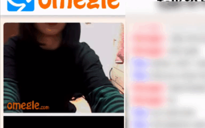 Korean girl stripping on Omegle