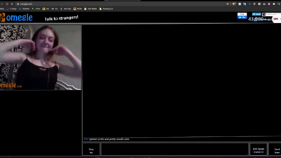 Omegle: The Queen of sluts