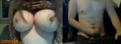 [Omegle] Huge Jugs Make Him Cum