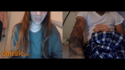 [Omegle] Cutie Tries It All To Make Him Cum