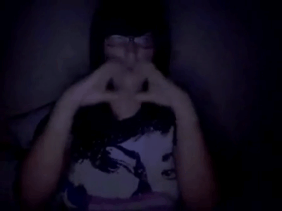 Nerdy Teen Teasing Her Huge Jugs