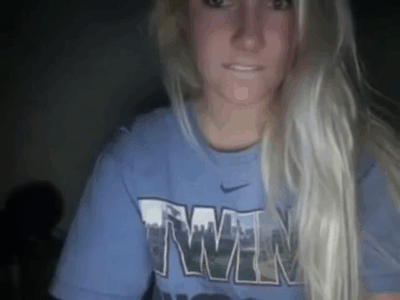 Cute Blonde Shows of Her Booty on Webcam