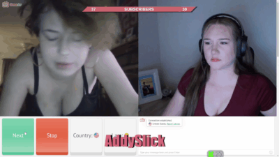 Lesbian Adult Flashes Another Women Webcam