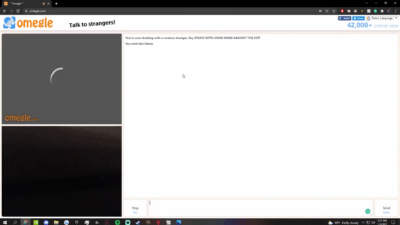 Omegle girl self worship her feet for stranger