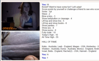[Omegle] Cute Blonde from Wales Plays The Game