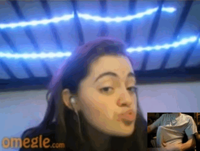 Flashing on Webcam 18+ Reaction