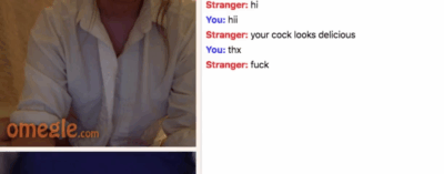 Omegle girl turns on mic to cum for daddy