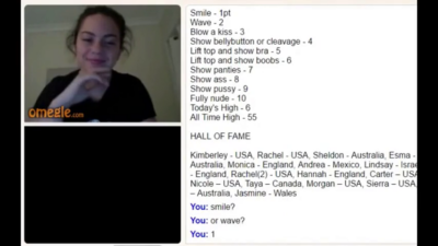 Omegle girl