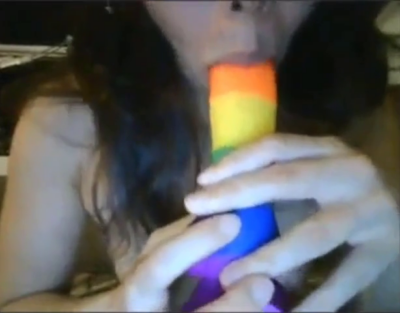 [Dirtyroulette/Atlas🔊] Rainbow Dildo Bate