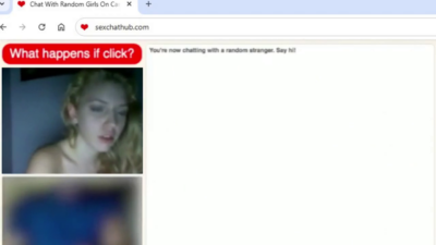 Random blonde teen strip naked on chat