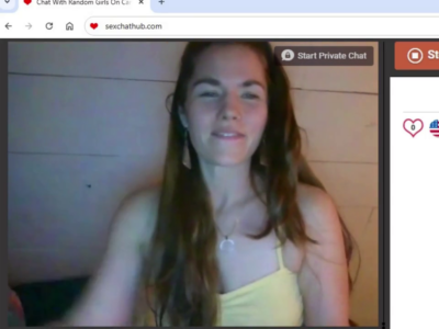 Random teen mutual masturbation on chat