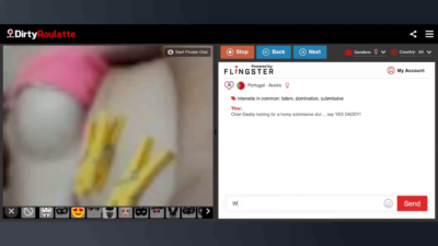 DirtyRoulette bdsm slut punishing her tits