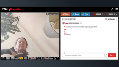 DirtyRoulette Polish older milf was horny at home