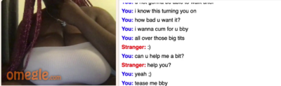omegle ebony with massive tits pt3