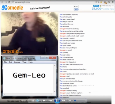 brunette strip bate omegle