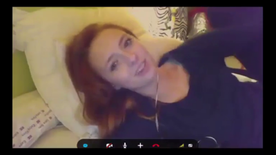 Hottie Masturbates On Skype (claimed)