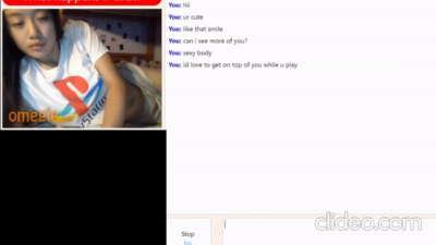 [Omegle] Asian gamer undresses and bates