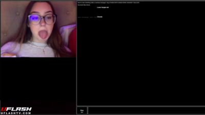 Hot Girl Tongue Out Omegle