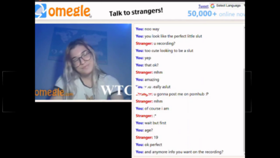 Omegle slut begging for dick