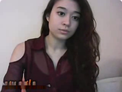 [Omegle] Asian undresses