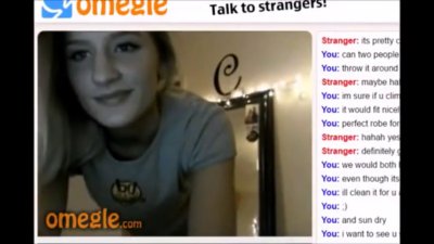 Omegle blonde pleasures