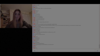 Omegle – Beautiful girl masturbates