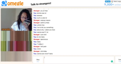 [Omegle] Asian undresses and bates