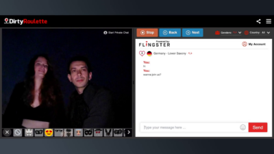 DirtyRoulette Hot and horny couple blowjob and sex